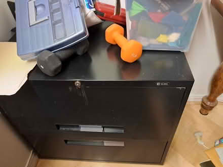 Photo of free Black metal filing cabinets (East Somerville) #2