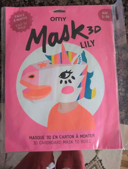 Photo of free 3D unicorn mask kit (Petworth/Brightwood) #1