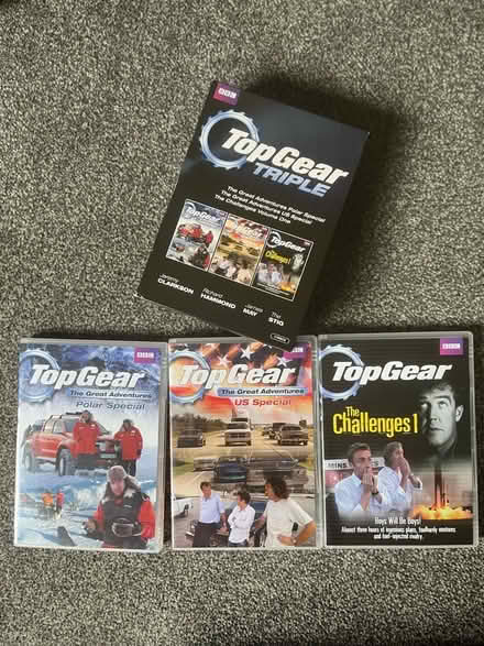 Photo of free DVD’s - Top Gear Box set (Black Park LL14) #1