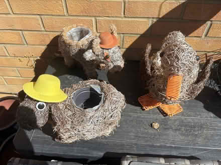 Photo of free 3 animal plant pots (Dunton SG18) #1