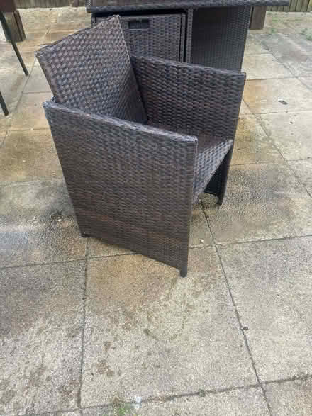 Photo of free Garden table & 4 chairs (MK45) #3