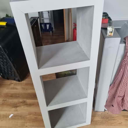 Photo of free Half painted cube shelves grey (Kendal LA9) #1