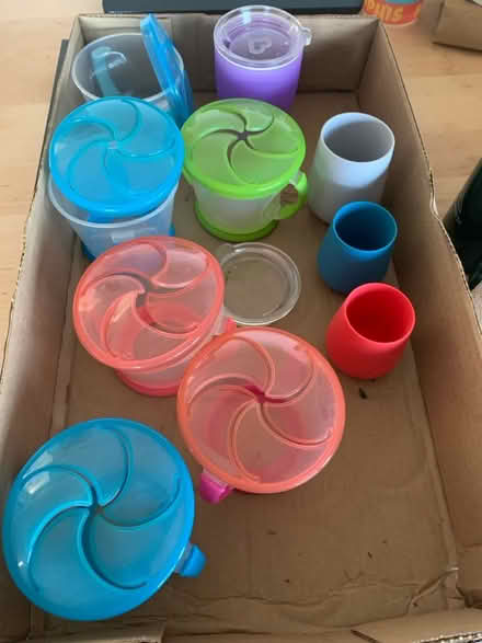 Photo of free Toddler/baby cups (Maple Leaf) #1