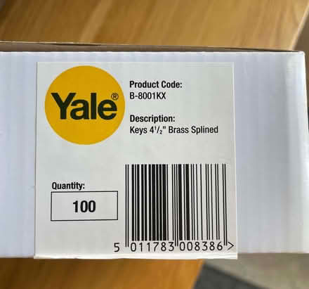 Photo of free 95 long Yale window keys (for resale?) (West Malvern CP WR14) #1