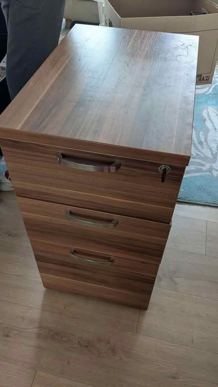 Photo of free Filing cabinet with key (Dublin) #2