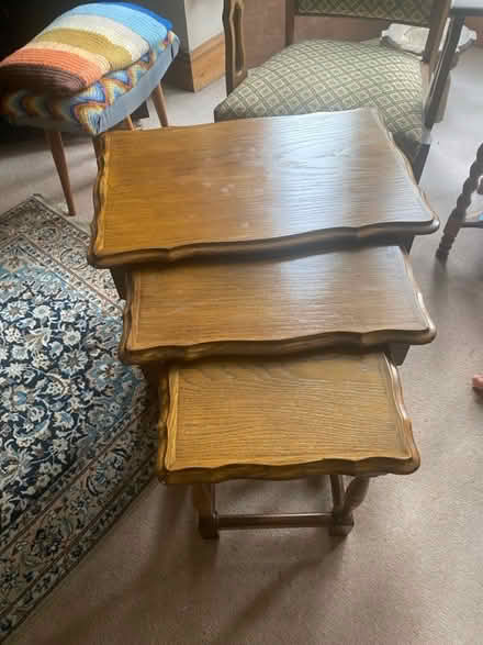 Photo of free Set of 3 nesting tables (Peterborough Broadway PE14DG) #1