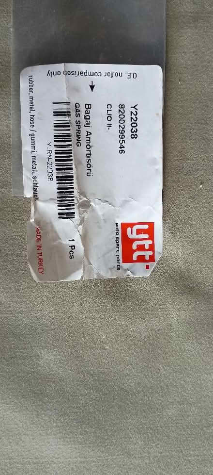 Photo of free Tailgate struts x2 (Anstey LE7) #3