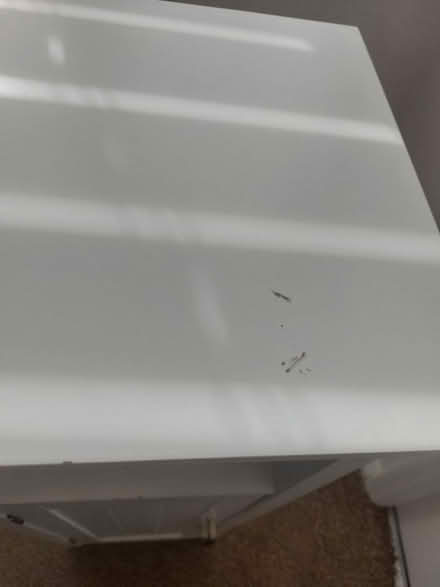 Photo of free White bathroom storage cabinet (Kimblesworth) #3