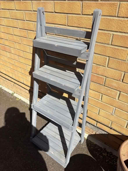 Photo of free Wood Shelf unit (Dunton SG18) #1