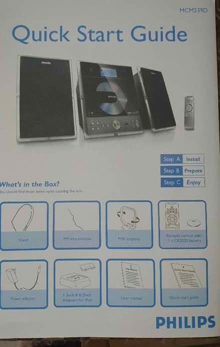 Photo of free Philips micro Hi-Fi system CD/radio (Jersey Farm AL4) #2