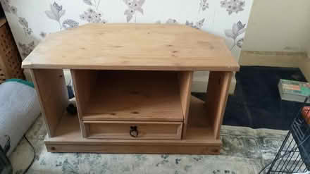 Photo of free Wooden Corona corner TV stand (Sheldon B26) #2