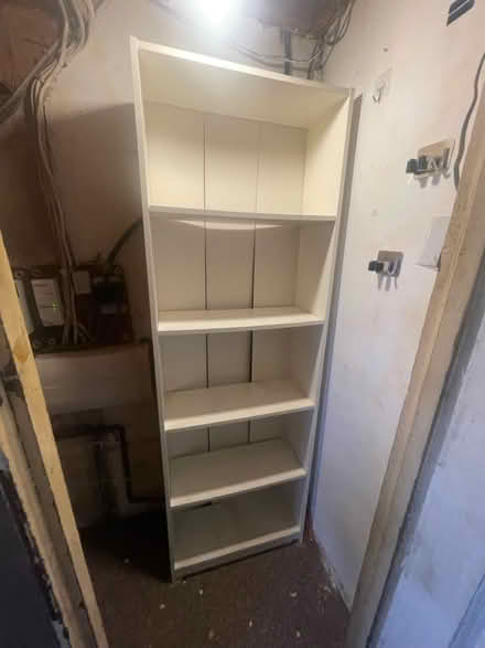 Photo of free White Bookshelf (Leyton E10) #1