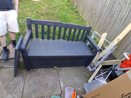Photo of free Keter garden storage bench x 2 (Milton Keynes) #1