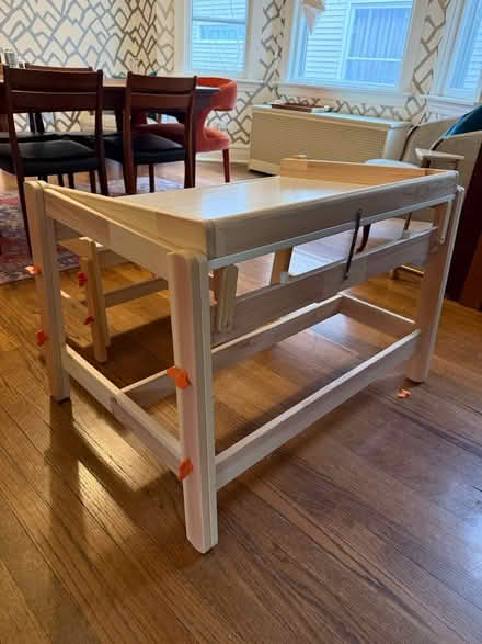 Photo of free IKEA Adjustable Kid’s Desk & Bench (Portage Park, Chicago) #3