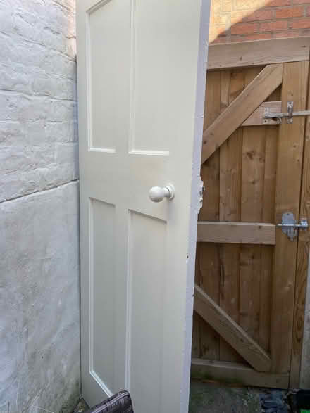 Photo of free 1930s. Internal door .. in good order together with lock (Greenfields SY1) #4