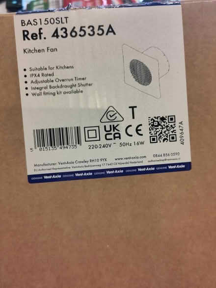 Photo of free Kitchen fan (Near south quay E14) #1