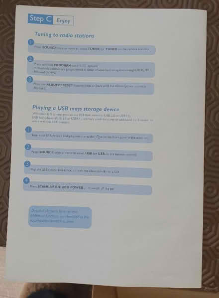 Photo of free Philips micro Hi-Fi system CD/radio (Jersey Farm AL4) #4