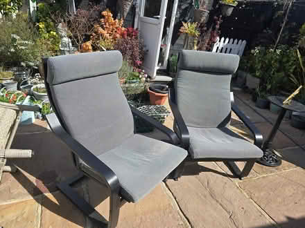 Photo of free A Pair IKEA Poang Chairs (Christchurch bh23) #4