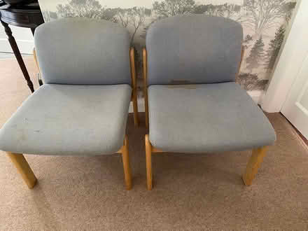 Photo of free 2 very comfy solid wood chairs (Mere Green Sutton Coldfield) #2