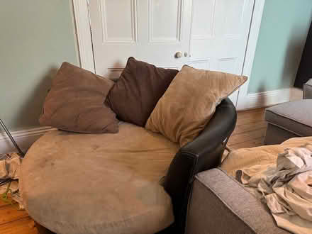 Photo of free Circular sofa (Rathgar) #3
