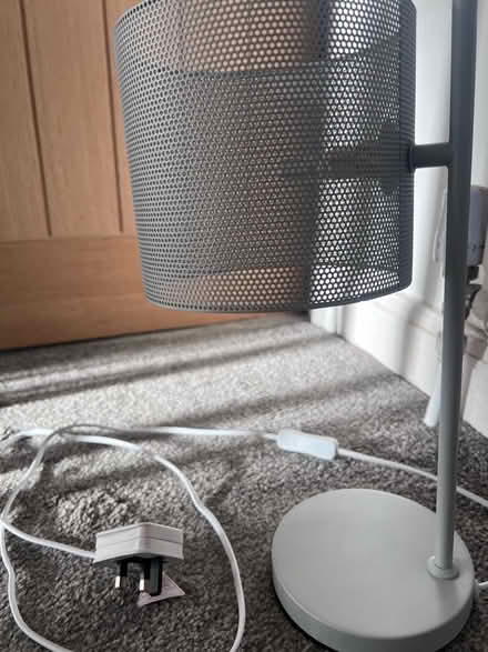 Photo of free Grey little lamps with bulb ASAP GONE (Black Lane M26) #1
