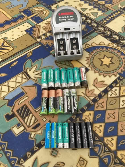 Photo of free Rechargeable Batteries and Charger (E12) #1