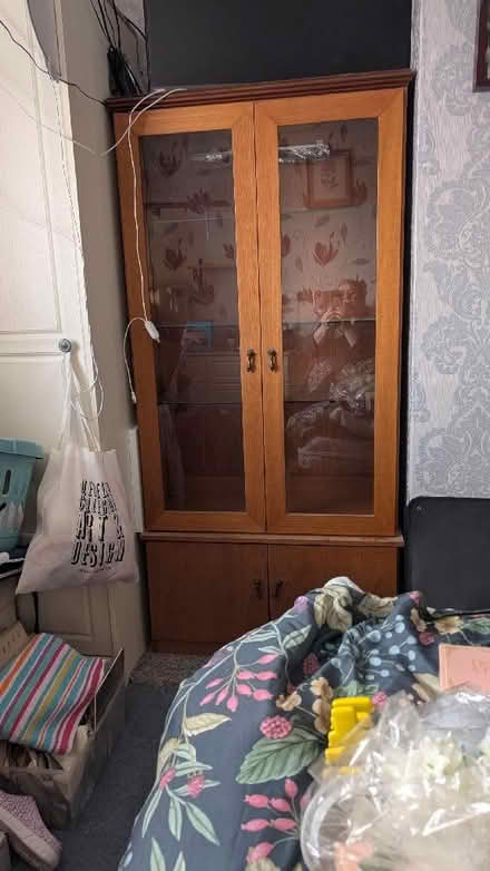 Photo of free Glass Display Cabinet As Pictured (BD22) #1