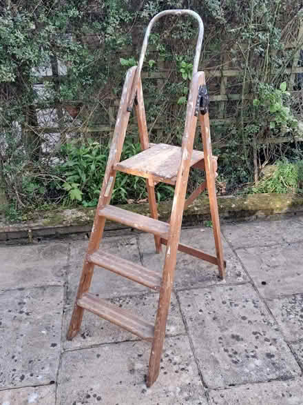 Photo of free Vintage step ladder (Crawley) #1