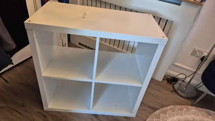Photo of free IKEA KALLAX Shelving unit, white, 77x77 cm (Twickenham TW1) #3