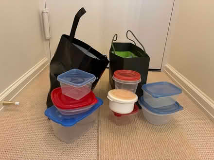 Photo of free Plastic Food Containers with Lids (UES, 69 St bet 2nd and 1st Ave) #1
