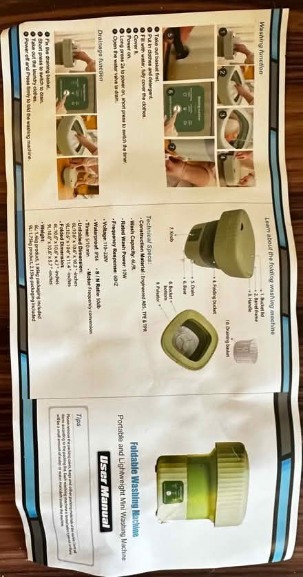 Photo of free Mini washer machine (Washington DC) #2