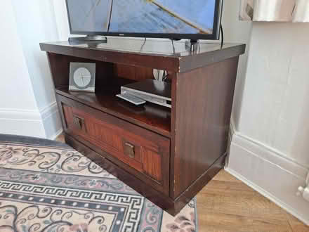 Photo of free Wood tv unit (Porthcawl CF36) #1