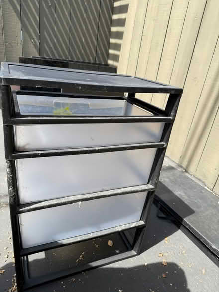 Photo of free Sterilite 3-drawer storage unit (1075 Valencia Avenue) #2