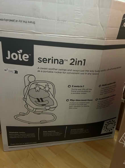 Photo of free Baby swing / soother (N1 Dalston) #2