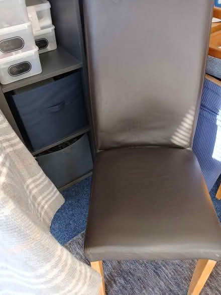 Photo of free 2 high back dining chairs (CW1) #4