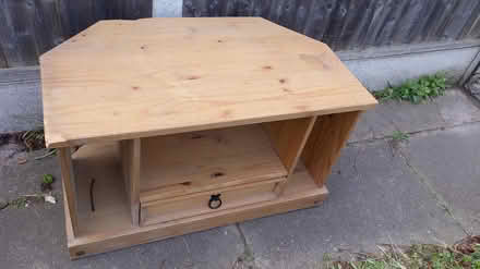 Photo of free Wooden Corona corner TV stand (Sheldon B26) #3