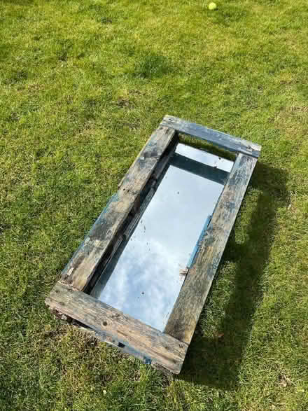 Photo of free Home made planter with mirror (Buckden st neots) #1