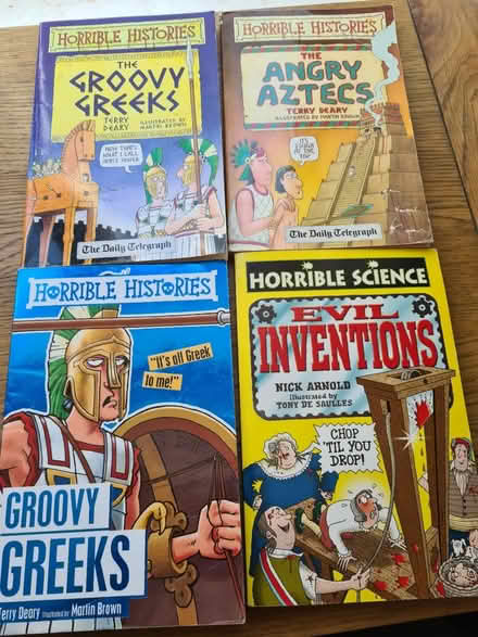 Photo of free 4 Horrible Histories/Science Books (Mongewell, Wallingford) #1