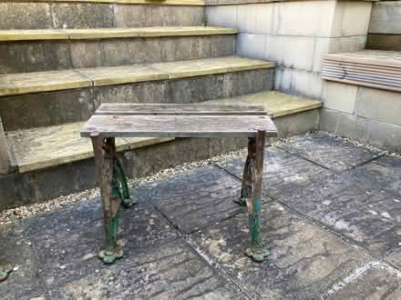 Photo of free Cast iron park bench based (Lower Weston BA1) #1