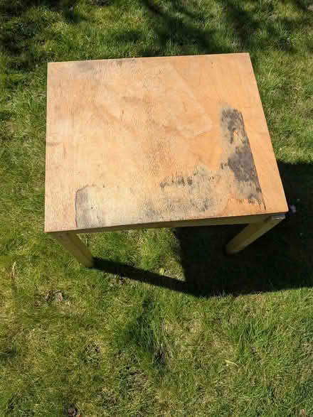 Photo of free IKEA wooden children's arts and crafts table (Fleetville AL1) #1