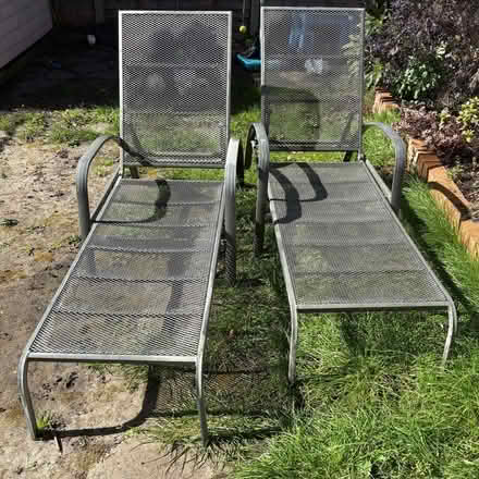 Photo of free Two metal sun loungers (Buckhurst Hill IG9) #2