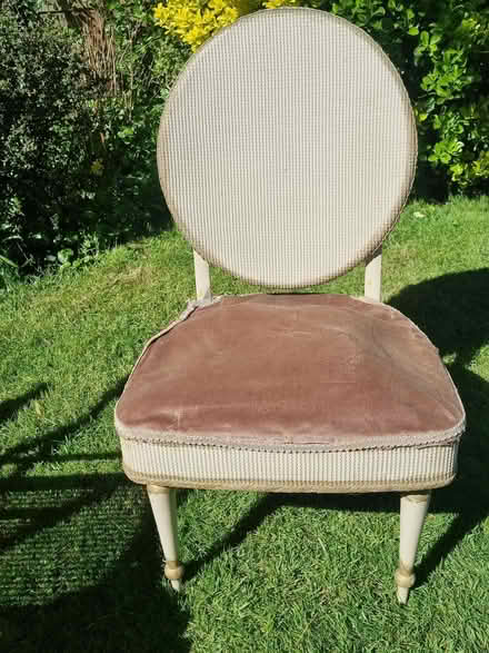 Photo of free Lloyd Loom style bedroom chair (Enfield EN1) #1