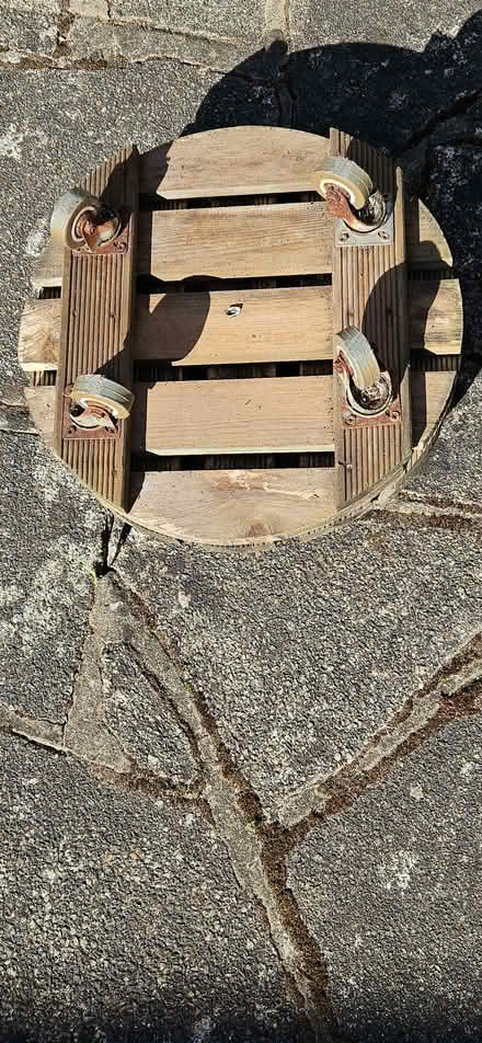 Photo of free Wooden plant pot stands with wheels (Elmstead BR7) #1