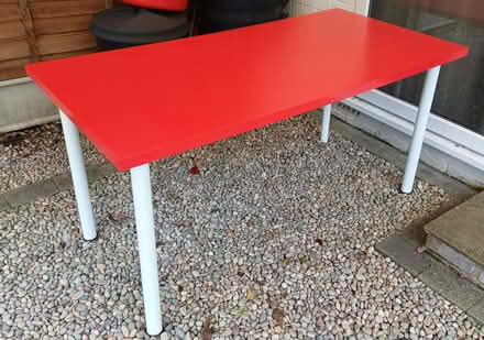 Photo of free IKEA red wooden desk (Bradbourne Lakes TN13) #1