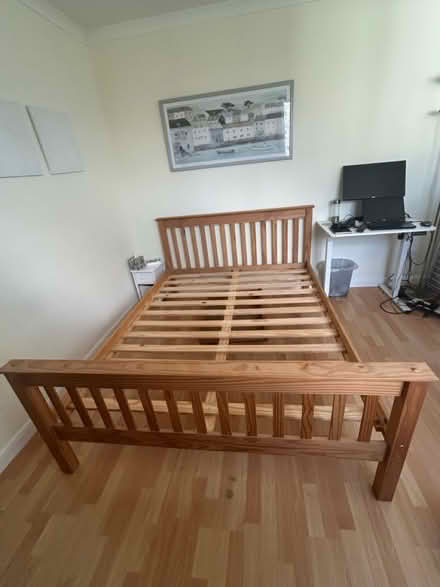 Photo of free Solid Wood King Size Bed & Mattress (kingston upon thames, KT2) #4