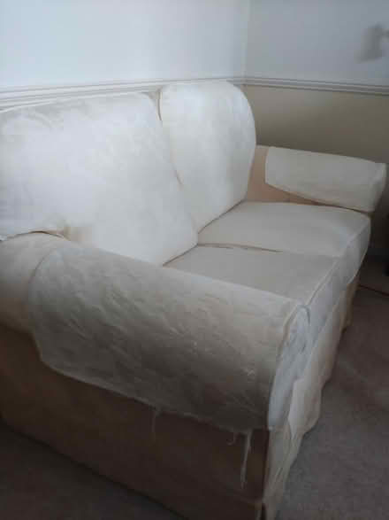 Photo of free Cream sofa - 2 seater (Wokingham RG41) #2