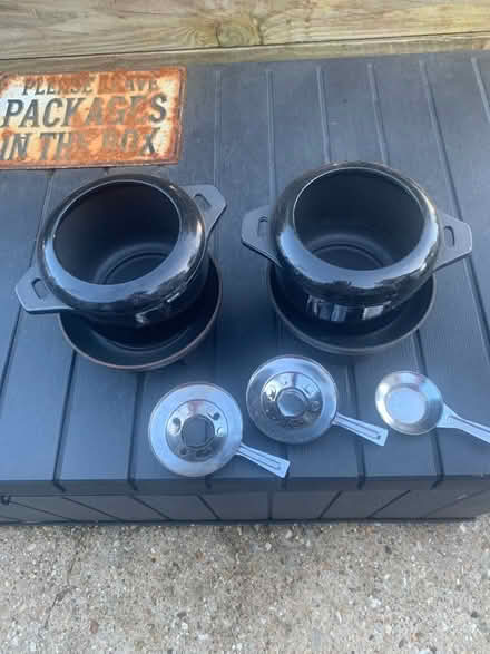 Photo of free Cast iron fondue sets (Ringwood BH24) #1