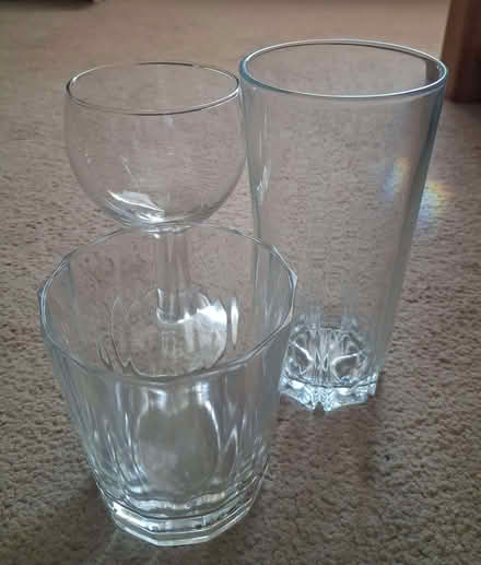 Photo of free Various drinking glasses (Beckfield YO26) #1