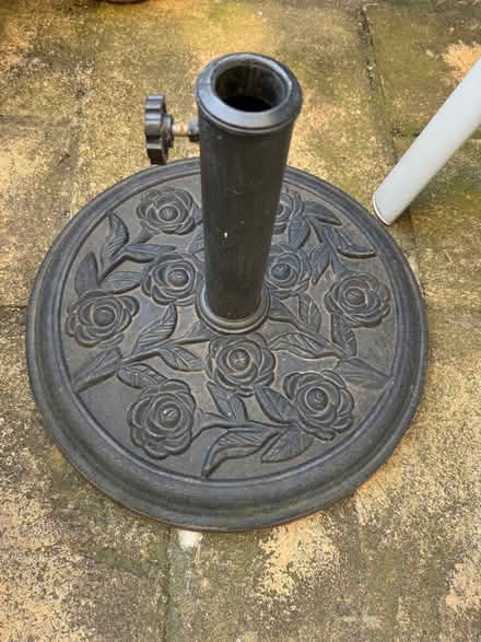 Photo of free Garden parasol base (Cromer NR27) #1