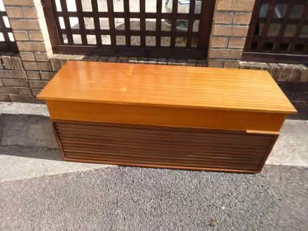 Photo of free Empty teak finish radiogram cabinet (Patchway BS34) #1